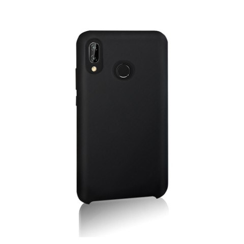 Qoltec Etui na Huawei P20 Lite | Płynny Silikon |Czarne Qoltec Etui na Huawei P20 Lite | Płynny Silikon |Czarne