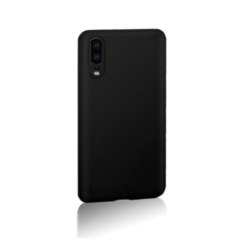 Qoltec Etui na Huawei P20 | Płynny Silikon | Czarne Qoltec Etui na Huawei P20 | Płynny Silikon | Czarne