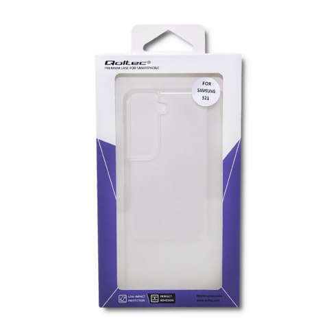 Qoltec Etui na Samsung Galaxy S21| PC HARD CLEAR Qoltec Etui na Samsung Galaxy S21| PC HARD CLEAR