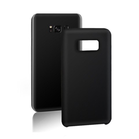 Qoltec Etui na Samsung Galaxy S8 | Płynny Silikon | Czarne Qoltec Etui na Samsung Galaxy S8 | Płynny Silikon | Czarne