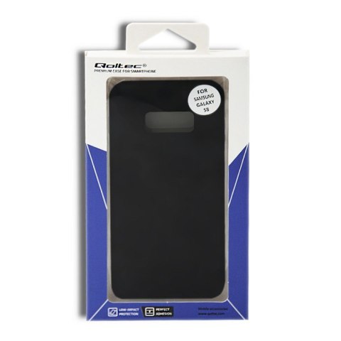 Qoltec Etui na Samsung Galaxy S8 | Płynny Silikon | Czarne Qoltec Etui na Samsung Galaxy S8 | Płynny Silikon | Czarne