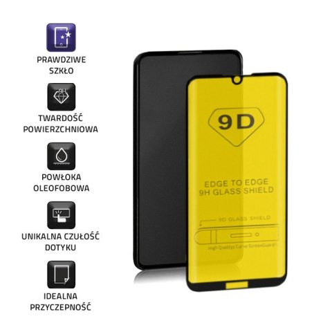 Qoltec Hartowane szkło ochronne PREMIUM do Huawei Y5 2019| 9D | Czarne | Pełne Qoltec Hartowane szkło ochronne PREMIUM do Huawei Y5 2019| 9D | Czarne | Pełne