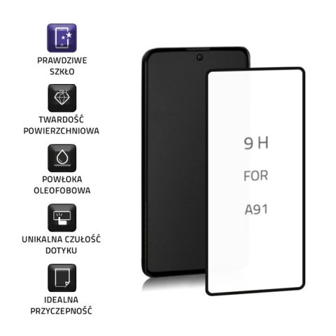 Qoltec Hartowane szkło ochronne PREMIUM do Samsung Galaxy Note 10 lite | 6D | Czarne | Pełne Qoltec Hartowane szkło ochronne PREMIUM do Samsung Galaxy Note 10 lite | 6D | Czarne | Pełne
