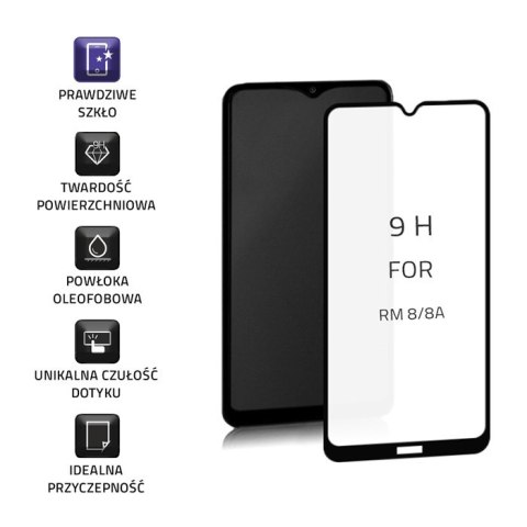 Qoltec Hartowane szkło ochronne PREMIUM do Xiaomi Redmi 8 | 6D | Czarne | Pełne Qoltec Hartowane szkło ochronne PREMIUM do Xiaomi Redmi 8 | 6D | Czarne | Pełne