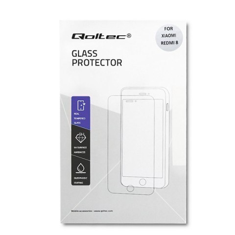 Qoltec Hartowane szkło ochronne PREMIUM do Xiaomi Redmi 8 | 6D | Czarne | Pełne Qoltec Hartowane szkło ochronne PREMIUM do Xiaomi Redmi 8 | 6D | Czarne | Pełne