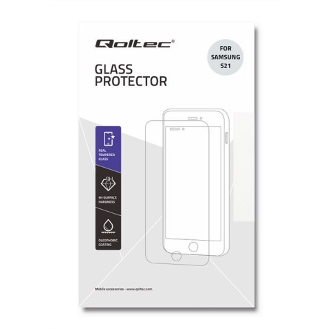 Qoltec Hybrydowe szkło ochronne PREMIUM do Samsung Galaxy S21 Qoltec Hybrydowe szkło ochronne PREMIUM do Samsung Galaxy S21