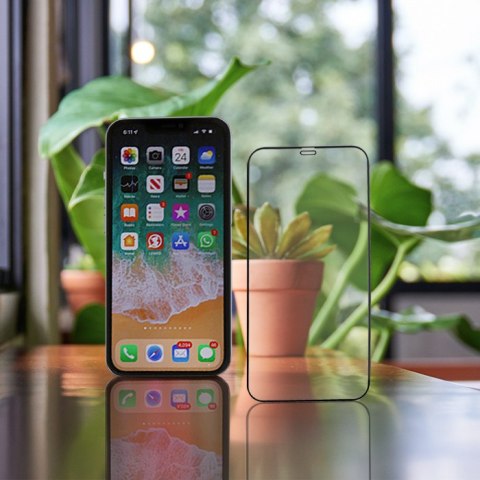 Qoltec Hybrydowe szkło ochronne PREMIUM do iPhone 12 Max PRO Qoltec Hybrydowe szkło ochronne PREMIUM do iPhone 12 Max PRO