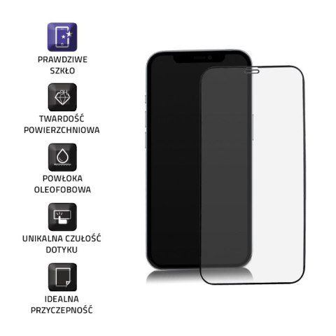 Qoltec Hybrydowe szkło ochronne PREMIUM do iPhone 12/12 PRO Qoltec Hybrydowe szkło ochronne PREMIUM do iPhone 12/12 PRO