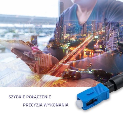 Qoltec Szybkozłącze światłowodowe SC/UPC | Singlemode | 0.9 | Zestaw 10szt. Qoltec Szybkozłącze światłowodowe SC/UPC | Singlemode | 0.9 | Zestaw 10szt.
