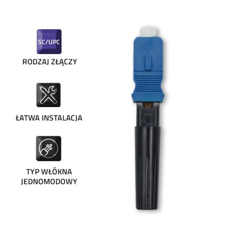 Qoltec Szybkozłącze światłowodowe SC/UPC | Singlemode | 0.9 | Zestaw 10szt. Qoltec Szybkozłącze światłowodowe SC/UPC | Singlemode | 0.9 | Zestaw 10szt.
