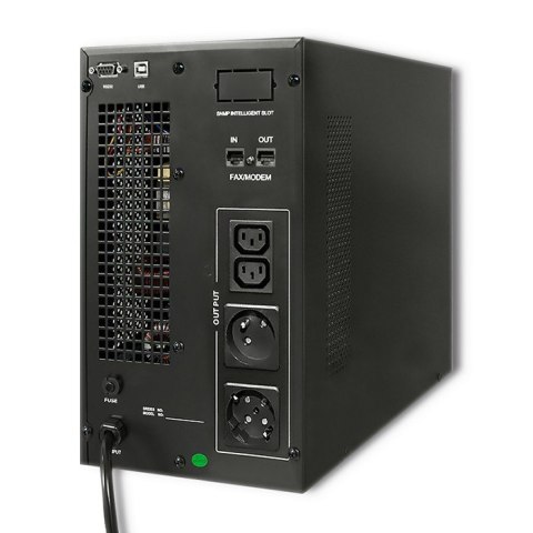 Qoltec Zasilacz awaryjny UPS | On-line | Pure Sine Wave | 3kVA | 2.4kW | LCD | USB Qoltec Zasilacz awaryjny UPS | On-line | Pure Sine Wave | 3kVA | 2.4kW | LCD | USB