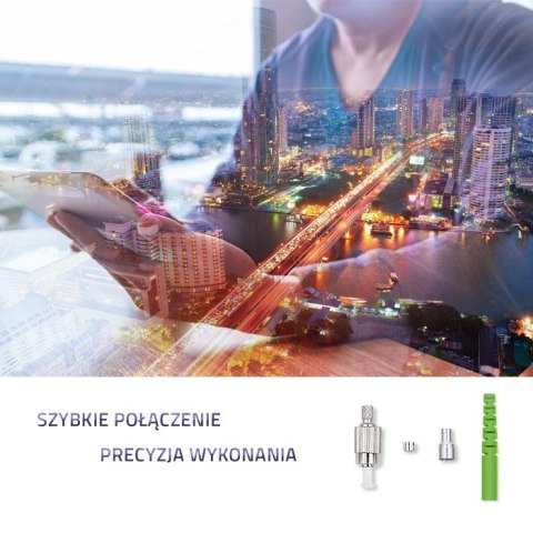Qoltec Złącze światłowodowe FC/APC | Singlemode | 3.0mm | Zestaw montażowy | 200szt. Qoltec Złącze światłowodowe FC/APC | Singlemode | 3.0mm | Zestaw montażowy | 200szt.