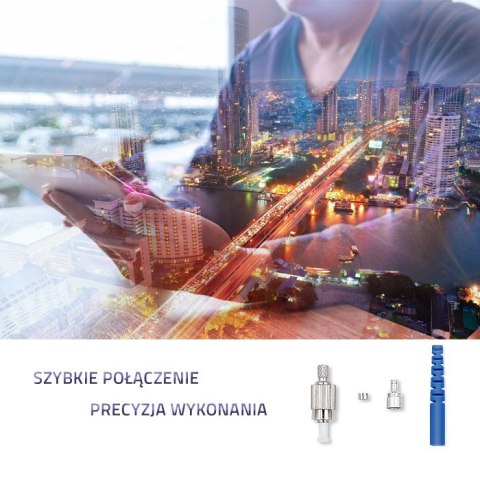 Qoltec Złącze światłowodowe FC/PC | Singlemode | 2.0mm | Zestaw montażowy | 200szt. Qoltec Złącze światłowodowe FC/PC | Singlemode | 2.0mm | Zestaw montażowy | 200szt.