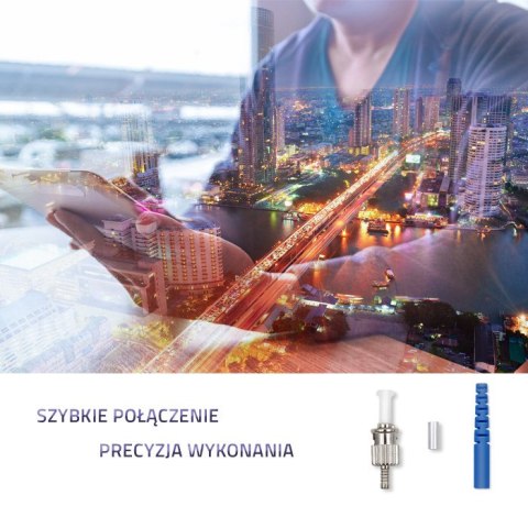Qoltec Złącze światłowodowe ST | Singlemode | 3.0mm | Zestaw montażowy | 200szt. Qoltec Złącze światłowodowe ST | Singlemode | 3.0mm | Zestaw montażowy | 200szt.