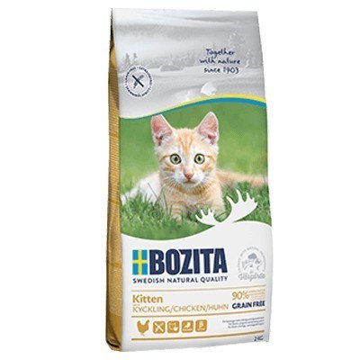 BOZITA Kitten Grain free Chicken - sucha karma dla kociąt - 2kg BOZITA Kitten Grain free Chicken - sucha karma dla kociąt - 2kg