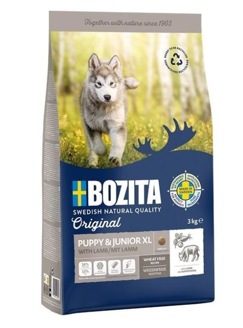 Bozita Original Puppy & Junior XL z Jagnięciną - sucha karma dla psa - 12 kg Bozita Original Puppy & Junior XL z Jagnięciną - sucha karma dla psa - 12 kg