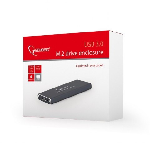 Kieszeń GEMBIRD EE2280-U3C-01 (M.2; Micro USB 3.0 B; Aluminium; kolor czarny) Kieszeń GEMBIRD EE2280-U3C-01 (M.2; Micro USB 3.0 B; Aluminium; kolor czarny)