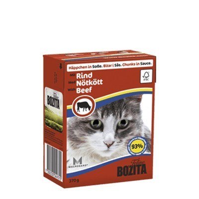 BOZITA Mięsne kawałki z wołowiną w sosie 370g BOZITA Mięsne kawałki z wołowiną w sosie 370g