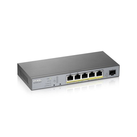 Switch Zyxel GS1350-6HP 6p PoE (PoE+: 3;PoE++: 2) 60W Managed Gigabit Switch Zyxel GS1350-6HP 6p PoE (PoE+: 3;PoE++: 2) 60W Managed Gigabit