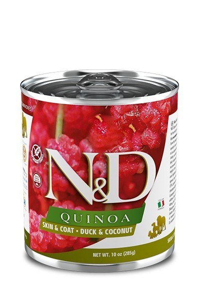 FARMINA N&D DOG QUINOA DUCK & COCONUT - mokra karma dla psa - puszka 285g FARMINA N&D DOG QUINOA DUCK & COCONUT - mokra karma dla psa - puszka 285g