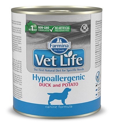 FARMINA Vet Life Dog Hypoallergenic Duck&Potato - mokra karma dla psa - 300 g FARMINA Vet Life Dog Hypoallergenic Duck&Potato - mokra karma dla psa - 300 g