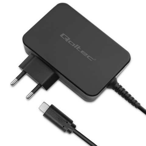Ładowarka sieciowa Qoltec PD 120W | 5-28V | 3-4.5A | USB-C | Czarna Ładowarka sieciowa Qoltec PD 120W | 5-28V | 3-4.5A | USB-C | Czarna