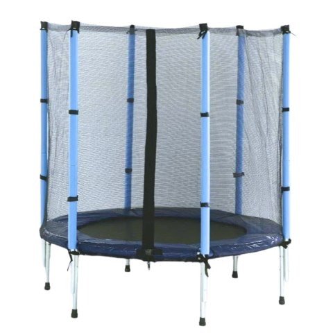 Trampolina Ogrodowa Domowa dla Dzieci z Siatką Mała Trwała SPARTAN 140 cm Trampolina Ogrodowa Domowa dla Dzieci z Siatką Mała Trwała SPARTAN 140 cm