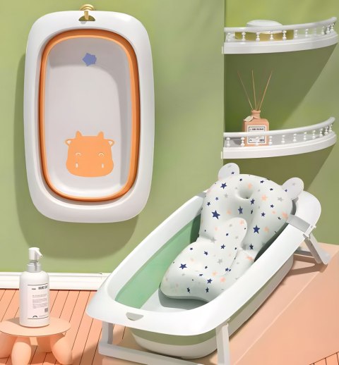 Wanienka dla dzieci wanna zielona składana z odpływem 81 cm - Krówka ECOTOYS Wanienka dla dzieci wanna zielona składana z odpływem 81 cm - Krówka ECOTOYS