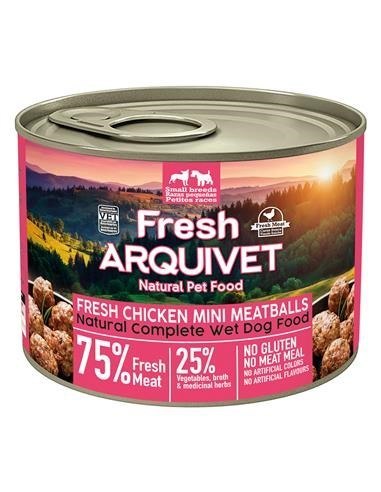 Arquivet Fresh MINI klopsiki z kurczaka w sosie 200g Arquivet Fresh MINI klopsiki z kurczaka w sosie 200g