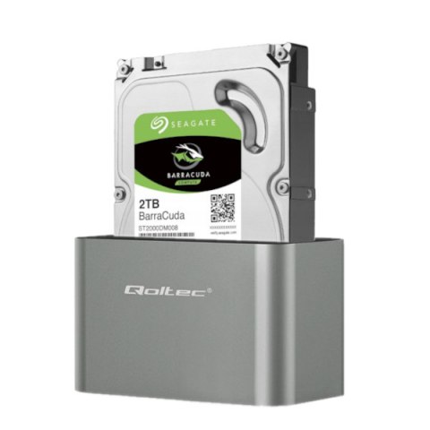Qoltec Stacja dokująca dysków HDD/SSD | 2.5"/3.5" SATA | USB 3.0 Qoltec Stacja dokująca dysków HDD/SSD | 2.5"/3.5" SATA | USB 3.0