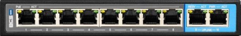 SWITCH POE dla 8 kamer IP BCS-B-SP0802 SWITCH POE dla 8 kamer IP BCS-B-SP0802