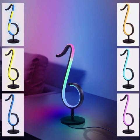 Muzyczna lampka dekoracyjna MELODY RGB Activejet zmiana kolorów w rytm muzyki z pilotem sterowanie z aplikacji Muzyczna lampka dekoracyjna MELODY RGB Activejet zmiana kolorów w rytm muzyki z pilotem sterowanie z aplikacji