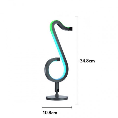 Muzyczna lampka dekoracyjna MELODY RGB Activejet zmiana kolorów w rytm muzyki z pilotem sterowanie z aplikacji Muzyczna lampka dekoracyjna MELODY RGB Activejet zmiana kolorów w rytm muzyki z pilotem sterowanie z aplikacji