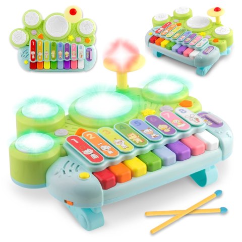 ZABAWKA EDUKACYJNA CYMBAŁKI, KSYLOFON I PERKUSJA RK-751 RICOKIDS