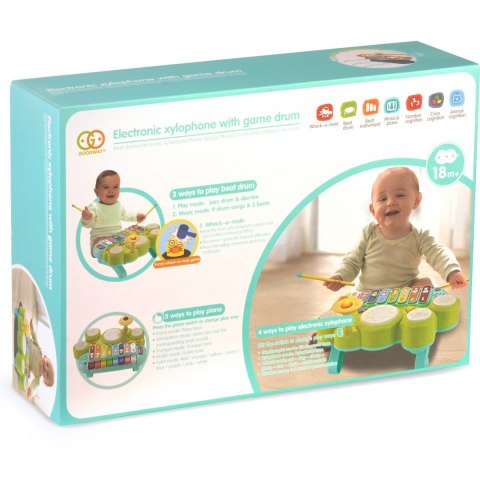 ZABAWKA EDUKACYJNA CYMBAŁKI, KSYLOFON I PERKUSJA RK-751 RICOKIDS