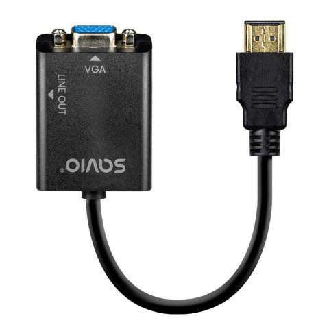 Kabel adapter HDMI-VGA Savio AK-76 Kabel adapter HDMI-VGA Savio AK-76
