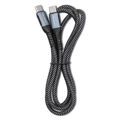 Qoltec Kabel USB 2.0 typ C | USB 2.0 typ C 100W | QC 3.0 | PD | 1m | Czarny Qoltec Kabel USB 2.0 typ C | USB 2.0 typ C 100W | QC 3.0 | PD | 1m | Czarny