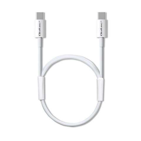 Qoltec Kabel USB 2.0 typ C | USB 2.0 typ C 60W | QC 3.0 | PD | 1.5m | Biały Qoltec Kabel USB 2.0 typ C | USB 2.0 typ C 60W | QC 3.0 | PD | 1.5m | Biały