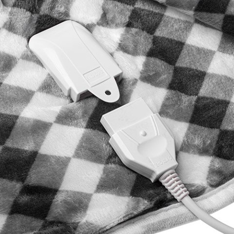 Elektryczny koc nakładany z czasomierzem (1) super miękki Elektryczny koc nakładany z czasomierzem (1) super miękki