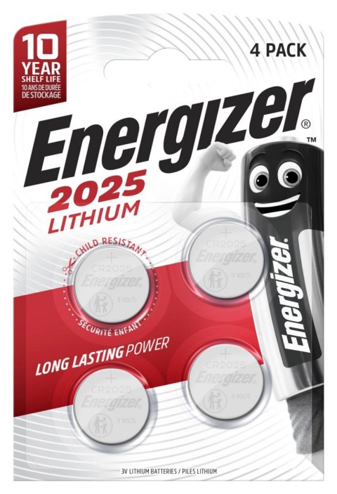 BATERIA ENERGIZER SPECJALISTYCZNA CR2025 /4 BATERIA ENERGIZER SPECJALISTYCZNA CR2025 /4