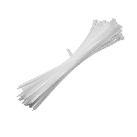 Qoltec Opaski zaciskowe wielorazowe/trytytki | 7.2 * 350mm | Nylon UV | Białe Qoltec Opaski zaciskowe wielorazowe/trytytki | 7.2 * 350mm | Nylon UV | Białe