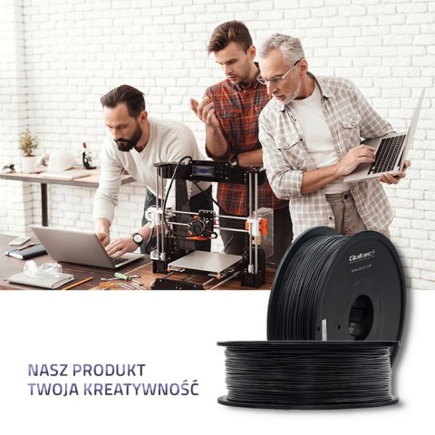 Qoltec Profesjonalny filament do druku 3D | ABS PRO | 1.75mm | 1 kg | Black Qoltec Profesjonalny filament do druku 3D | ABS PRO | 1.75mm | 1 kg | Black