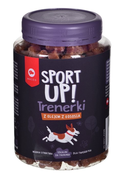 MACED Sport Up! Trenerki z olejem z łososia - przysmak dla psa - 300 g MACED Sport Up! Trenerki z olejem z łososia - przysmak dla psa - 300 g