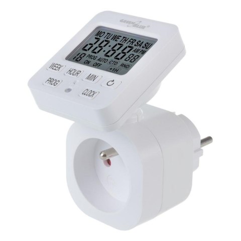 Włącznik czasowy - timer cyfrowy GreenBlue, max. obciążenie 16A, IP20, GB605 E Włącznik czasowy - timer cyfrowy GreenBlue, max. obciążenie 16A, IP20, GB605 E