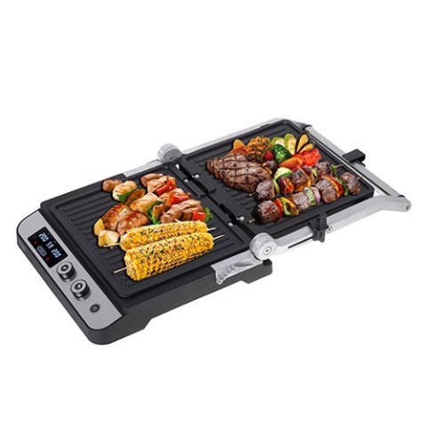Grill elektryczny LED 2w1