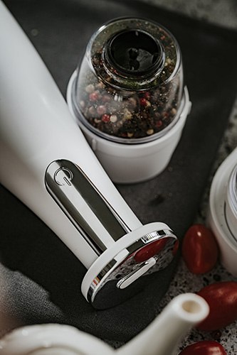 Młynek do przypraw, soli i pieprzu - Zestaw 3 młynków - USB Młynek do przypraw, soli i pieprzu - Zestaw 3 młynków - USB