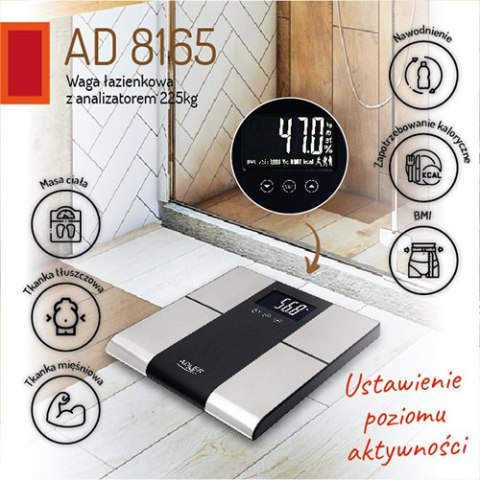 Waga łazienkowa z analizatorem - 225KG