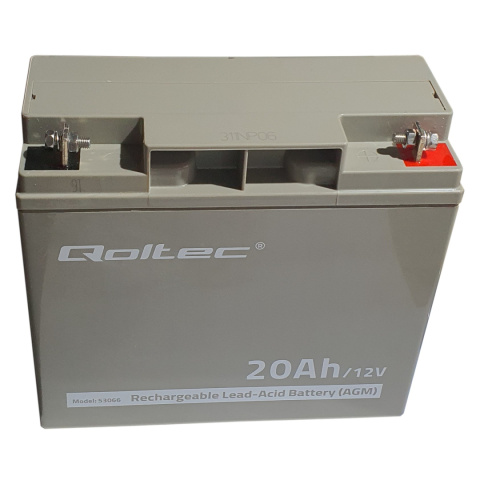 Qoltec Akumulator AGM | 12V | 20Ah | max. 300A Qoltec Akumulator AGM | 12V | 20Ah | max. 300A