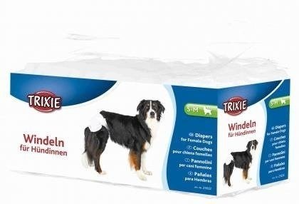 TRIXIE Pieluchy dla suczki rozm.S-M 12 szt/op TRIXIE Pieluchy dla suczki rozm.S-M 12 szt/op
