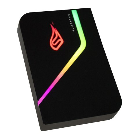 Dysk zewnętrzny SSD SureFire PyroDrive Gaming 2TB USB 3.2 Gen 1 (460/440 MB/s) czarny Dysk zewnętrzny SSD SureFire PyroDrive Gaming 2TB USB 3.2 Gen 1 (460/440 MB/s) czarny